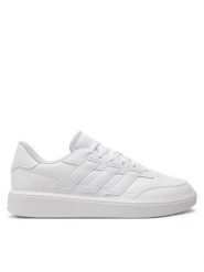 Adidas Sneakersy Courtblock IF4031 Biały. Białe buty sportowe casual Adidas, bez wzorów, ze skóry, bez zapięcia. Za 219.99 zł.