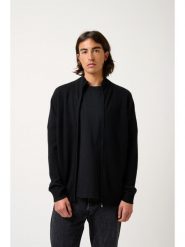 AUTHENTIC CASHMERE Kaszmirowy kardigan "Albaron" w kolorze czarnym rozmiar: S. Czarne swetry rozpinane AUTHENTIC CASHMERE, s, bez wzorów, z kaszmiru, bez kołnierzyka, bez ramiączek. Za 256.70 zł.