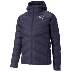 Męska Kurtka Puchowa PackLITE PWRWarm Jacket. Niebieskie kurtki Puma, l, bez wzorów, z puchu, bez kaptura. Za 507.99 zł.