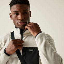 Frankie Half Zip Męski polar turystyczny. Białe bluzy z polaru Regatta, m, bez wzorów, z polaru, bez kaptura. Za 119.99 zł.