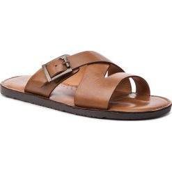 Klapki LASOCKI FOR MEN - MB-CASCAIS-21 Brown. Brązowe klapki Lasocki For Men, ze skóry. Za 119.99 zł.