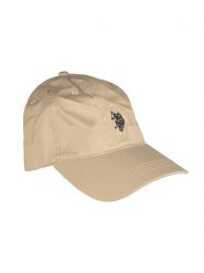 U.S. Polo Assn. Czapka w kolorze beżowym rozmiar: onesize. Brązowe czapki z daszkiem U.S. Polo Assn., bez wzorów, z bawełny. Za 40.45 zł.