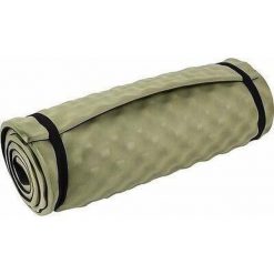 Mata kempingowa Comfort, lekka mata do spania - Olive Green Highlander. Zielone piżamy Highlander, uniwersalny, bez wzorów, bez ramiączek. Za 169.00 zł.