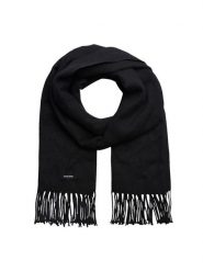 Jack&Jones Szalik 12140332 Czarny. Czarne szaliki Jack&Jones, bez wzorów, z syntetyku. Za 89.99 zł.