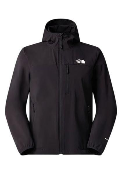 THE NORTH FACE Kurtka softshell męska M Nimble Hoodie 2 tnf black-S. Czarne kurtki The North Face, m, bez wzorów, z elastanu, z kapturem. Za 490.20 zł.