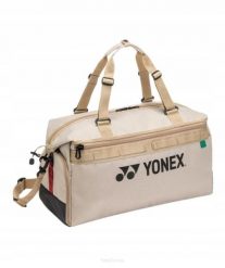 Torba tenisowa Yonex Gearlogic Boston Bag. Brązowe torby na ramię YONEX, bez wzorów, z poliesteru, na ramię, bez dodatków. Za 349.00 zł.