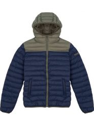 Wrangler Kurtka pikowana w kolorze niebiesko-oliwkowym rozmiar: L. Brązowe kurtki Wrangler, l, z aplikacjami, ze skóry, bez kaptura. Za 390.95 zł.