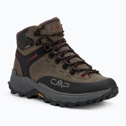 Buty trekkingowe męskie CMP Tytanus Mid WP terra / Rust. Brązowe buty turystyczne CMP, bez wzorów, z materiału, bez zapięcia, trekkingowe. Za 799.99 zł.