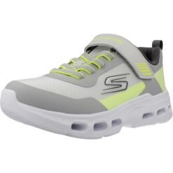 Buty SKECHERS GLIDE STEP DRIFT Szary. Szare buty trekkingowe Skechers, bez wzorów, z syntetyku, bez zapięcia. Za 242.99 zł.