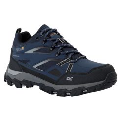 Męskie Buty Do Chodzenia Holcombe 3 Low. Zielone buty trekkingowe Regatta, bez wzorów, z gumy, bez zapięcia, trekkingowe. Za 326.99 zł.