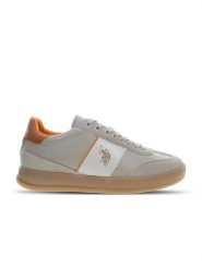 U.S. Polo Assn. Sneakersy w kolorze szarym rozmiar: 43. Szare buty sportowe casual U.S. Polo Assn., bez wzorów, z okrągłym noskiem, bez zapięcia. Za 202.03 zł.