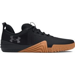 Buty do treningu biegowego Under Armour Reign 6. Czarne buty do biegania Under Armour, bez wzorów, z materiału, bez zapięcia, do biegania. Za 379.00 zł.