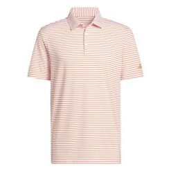 Koszulka polo w paski adidas Performance. Białe koszulki polo Adidas, m, bez wzorów, z dzianiny, bez kołnierzyka, bez ramiączek, na golfa. Za 292.50 zł.