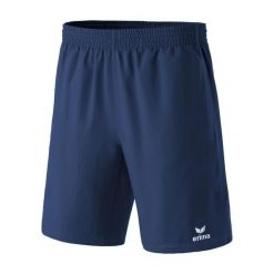 Szorty Erima Club 1900. Niebieskie szorty Erima, bez wzorów, z materiału, sportowe. Za 146.50 zł.