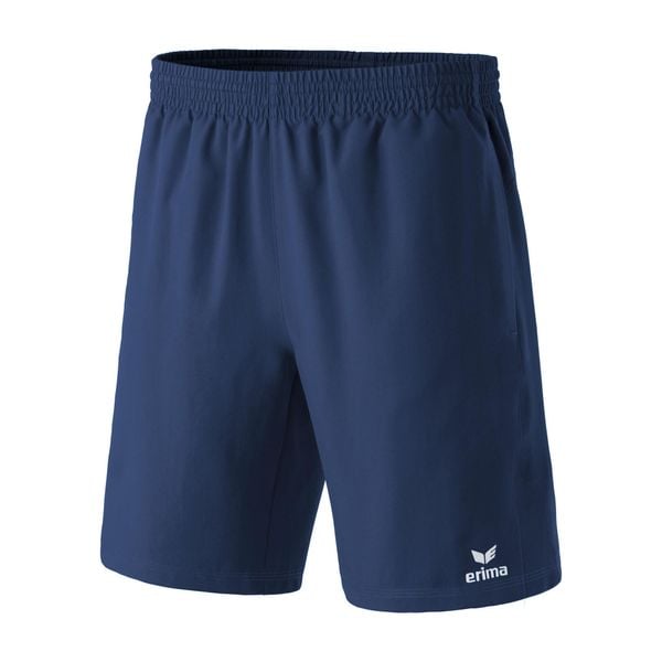 Szorty Erima Club 1900. Niebieskie szorty Erima, bez wzorów, z materiału, sportowe. Za 146.50 zł.