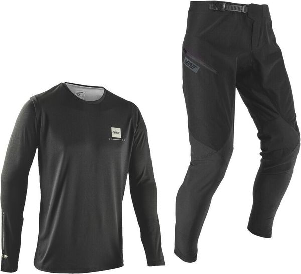 Dżersej z długim rękawem Leatt Ride MTB Gravity 1.0. Czarne odzież kompresyjna LEATT, s, bez wzorów, z dżerseju, rowerowe. Za 430.10 zł.