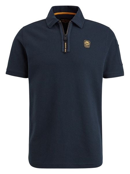PME Legend Koszulka polo w kolorze granatowym rozmiar: XXL. Niebieskie koszulki polo PME Legend, xxl, z aplikacjami, bez kołnierzyka, bez ramiączek. Za 224.77 zł.