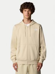 The North Face Bluza Simple Dome NF0A89FD Beżowy Regular Fit. Brązowe bluzy The North Face, m, bez wzorów, z bawełny, bez kaptura. Za 249.99 zł.