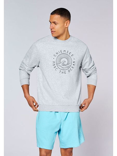 Chiemsee Bluza w kolorze szarym rozmiar: M. Szare bluzy Chiemsee, m, bez wzorów, z bawełny, bez kaptura. Za 144.95 zł.