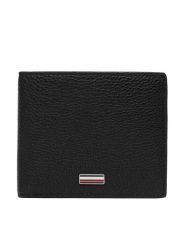 Tommy Hilfiger Portfel Th Central Cc And Coin AM0AM14496 Czarny. Czarne portfele Tommy Hilfiger, bez wzorów, ze skóry. Za 329.99 zł.