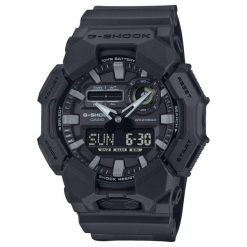 Zegarek męski Casio GA-010-1A1ER, Quartz, 52mm, 20ATM. Czarne zegarki Casio. Za 612.00 zł.