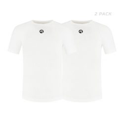 Podkoszulek rowerowy męski Rogelli Core II 2-pak. Białe podkoszulki Rogelli, l, bez wzorów, bez ramiączek. Za 226.99 zł.