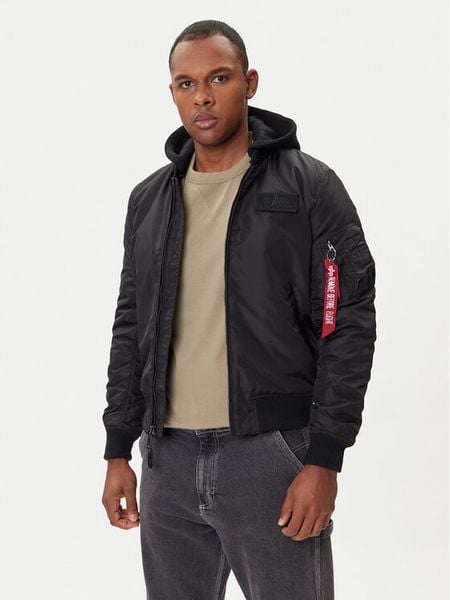 Alpha Industries Kurtka bomber MA-1 TT Hood Two Tone 258100 Czarny Regular Fit. Czarne kurtki Alpha Industries, m, bez wzorów, z syntetyku, bez kaptura. Za 576.99 zł.