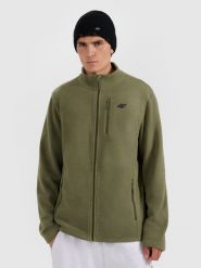 4F Polar regular ze stójką męski - khaki XL. Brązowe bluzy z polaru 4F, m, bez wzorów, z polaru, bez kaptura. Za 129.99 zł.