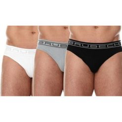 Brubeck Slipy męskie Comfort Cotton 3 szt. czarne/białe/szare r. M (BE00290A). Slipki marki Brubeck. Za 88.99 zł.