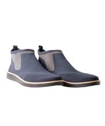 Buty męskie Leiko Leman. Niebieskie buty turystyczne Brubeck, bez wzorów, z materiału, bez zapięcia, trekkingowe. Za 159.00 zł.