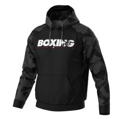 Bluza sportowa męska Extreme Hobby BOLD BOXING poliestrowa z Kapturem. Czarne bluzy z kapturem EXTREME HOBBY, m, bez wzorów, z poliesteru, z kapturem. Za 209.00 zł.