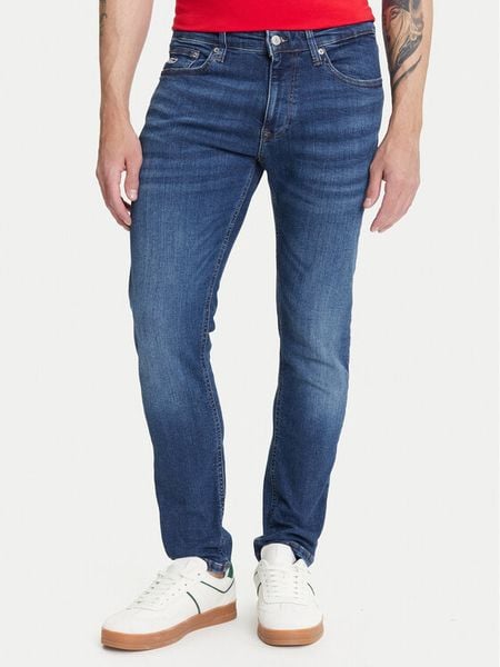 Tommy Jeans Jeansy Austin DM0DM21891 Granatowy Slim Fit. Niebieskie jeansy Tommy Jeans, m. Za 439.99 zł.