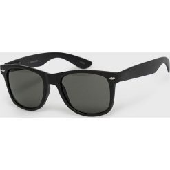 Jack & Jones - Okulary przeciwsłoneczne. Czarne okulary przeciwsłoneczne Jack & Jones, owalne. Za 89.90 zł.