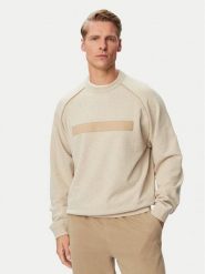 HUGO Bluza Dalim 50563104 Beżowy jasny Regular Fit. Brązowe bluzy Hugo, m, bez wzorów, z bawełny, bez kaptura. Za 599.99 zł.