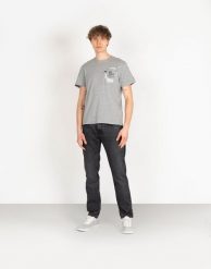Pepe Jeans T-shirt "Sergio" | PM508023 | Sergio | Mężczyzna | Szary. Szare t-shirty Pepe Jeans, m, bez wzorów, z bawełny, bez kołnierzyka, bez ramiączek. W wyprzedaży za 99.00 zł.