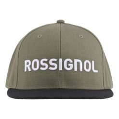 Czapka typu snapback Rossignol Corporate. Zielone czapki z daszkiem Rossignol, bez wzorów. Za 247.50 zł.