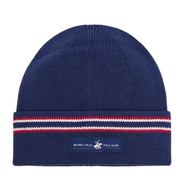 Czapka Beverly Hills Polo Club. Niebieskie czapki zimowe Beverly Hills Polo Club, bez wzorów. Za 69.99 zł.