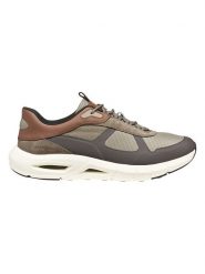 Geox Sneakersy "Spherica Ecub-5" w kolorze khaki rozmiar: 45. Brązowe buty sportowe casual Geox, bez wzorów, bez zapięcia. Za 239.86 zł.