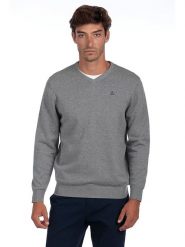 The Time of Bocha Sweter "Pico" w kolorze jasnoszarym rozmiar: L. Szare swetry nierozpinane The Time of Bocha, l, bez wzorów, z bawełny, bez kołnierzyka, bez ramiączek. Za 105.63 zł.