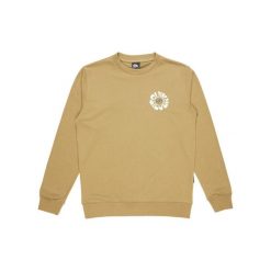 Bluza z okrągłym dekoltem dla Mężczyzn GRAPHIC Beżowy. Brązowe bluzy Quiksilver, m, bez wzorów, z bawełny, bez kaptura. Za 269.99 zł.