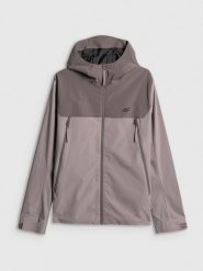 4F Kurtka przejściowa membrana 5000 męska - szara S. Szare kurtki 4F, l, bez wzorów, z materiału, bez kaptura. Za 399.99 zł.