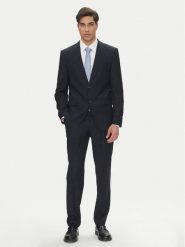 BOSS Garnitur H-Jeckson 50546122 Granatowy Regular Fit. Niebieskie garnitury Boss, m, bez wzorów, z wełny. Za 3,399.00 zł.