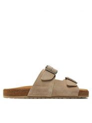 Jack&Jones Klapki Louis 12231428 Szary. Szare klapki Jack&Jones, ze skóry. Za 129.99 zł.