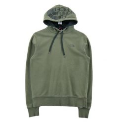Second life - Bluza z kapturem męska The North Face khaki - Jak nowy. Zielone bluzy z kapturem The North Face, l, bez wzorów, z materiału, z kapturem. Za 149.06 zł.