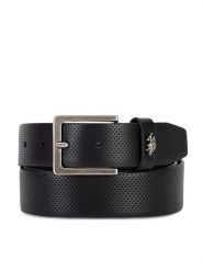 U.S. Polo Assn. Pasek WIUXT2570MHA Czarny. Czarne paski U.S. Polo Assn., bez wzorów, ze skóry. Za 199.99 zł.
