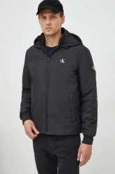 Calvin Klein Jeans kurtka męska kolor czarny przejściowa. Czarne kurtki Calvin Klein Jeans, l, bez wzorów, z jeansu, bez kaptura. Za 799.99 zł.