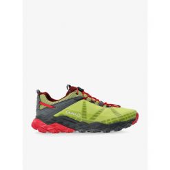 Buty turystyczne męskie AKU Flyrock GTX. Zielone buty trekkingowe Aku, bez wzorów, bez zapięcia. Za 449.00 zł.