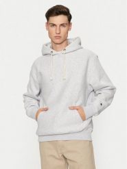 Champion Bluza 220705 Szary Relaxed Fit. Szare bluzy Champion, l, bez wzorów, z bawełny, bez kaptura. Za 269.99 zł.