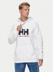 Helly Hansen Bluza Hh Logo 33977 Biały Regular Fit. Białe bluzy Helly Hansen, m, bez wzorów, z bawełny, bez kaptura. Za 229.99 zł.