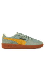 Puma Sneakersy Palermo Weathered 401722 01 Zielony. Zielone buty sportowe casual Puma, bez wzorów, ze skóry, bez zapięcia. Za 259.99 zł.